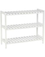 Sapateira 70x26x57,5cm madeira de pinho e mdf color blanco Homcom