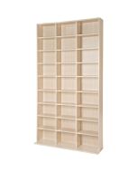 Tectake estante 27prat mdf metal, armaz 180x102x23cm, faia