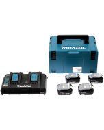 Pack 4 baterias 5ah + carregador - makpac