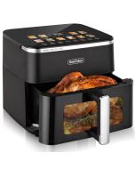Fritadeira de ar sem óleo - preto - 2000w - 11 l