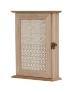 Armário para chave 20x6.5x26.5cm mdf color marrón Homcom