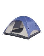 Tenda bergeijk  de teto duplo em poliéster 213x213x130 cm - azul/bege