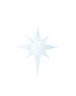Decoração suspensa para exterior LED osma 67 cm estrela branco