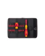 Conjunto de chaves de fenda e pontas slimvario wiha - 18 peças - 41231