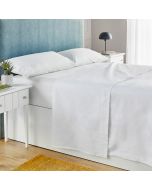Conjunto de lençóis 90x190cm pikolin home 100% aLGodão percal branco