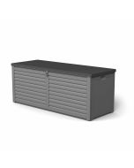 Baú de resina 53x143x56 cm (390l) lift cinzento