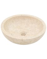 Lavatório 40x12 cm mármore creme