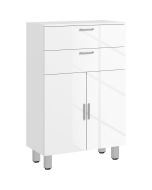 Móvel auxiliar casa de banho 60x30x93 cm color blanco kleankin
