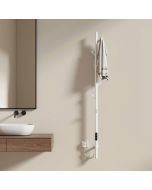 Emke toalheiro elétrico Wi-Fi 150x12,5 cm branco brilho app tuya