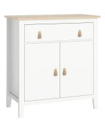 Aparador 80x40x90 cm color blanco Homcom, casa - móveis de armazenamento