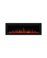 Chemin arte - lareira elétrica de parede volcano 3xl 150 cm efeito chamas l