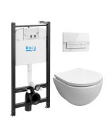 Roca active + PVC blanco new + wc ab swiss soft-close