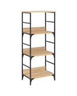 vidaXL estantería de madera ingeniería roble sonoma 50x33x117,5 cm