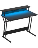Secretária gaming 100x60x88,5 cm Homcom, escritório - secretárias