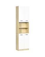 Coluna casa de banho 53x33,5x195,7 cm multicolor kleankin