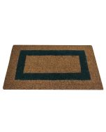 Tapete entrada| 100% fibra de coco| borracha| verde| 45x80cm
