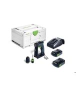 Parafusadeira compacta sem fio - 18 v - 2x3,0 ah - systainer