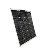 Painel solar flexível 50w 18v monocristalino 63.5*54cm com mc4