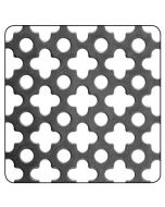CHAPA PERFURADA TREVO 1 MM -1000X5