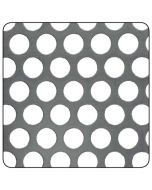 CHAPA PERFORADA REDONDO 1 MM 500X250