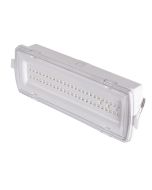 Luz de emergência LED estanque 4w ip54 – 530 lm – embutida ou superfície 3h