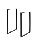Rei | conjunto de 2 pés de mesa | 385x40x710mm | feito de aço | acabamento