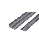 Pack 2 guias deslizantes cinza 120 cm