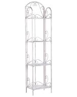 Estante com prateleiras valdivia 40 cm 166 cm metal branco