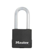 CADEADO AÇO REVESTIDO A BORRACHA 50mm MASTERLOCK ARCO LARGO
