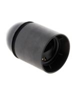 Casquilho E27 preto