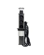 BASE 3 TOMADAS ENCASTRÁVEL USB
