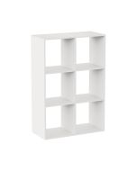 Unidade de prateleiras spacequb de 6 níveis 67,5 x 32 x 100,5 cm 7house
