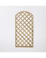 Celosia de madeira diagonal em arco 1,80 x 0,90 m
