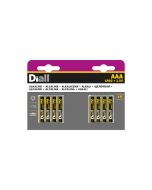 PACK 8 PILHAS ALCALINAS AAA DIALL