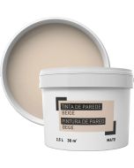 Tinta para paredes bege 2,5 l