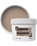 Tinta para paredes castanho 2,5 l