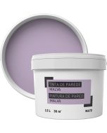 Tinta para paredes malva 2,5 l
