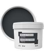 Tinta para paredes preto 2,5 l