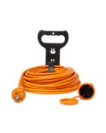 EXTENSÃO DE CABO DIALL H05VV-F LARANJA 3 X 1,5 MM² 20 M COM TAPA
