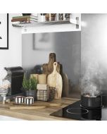 Painel compacto dupla face efeito cobre e inox 200x60cm