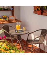 Conjunto de jardim em aço para 2 pessoas Bari GoodHome