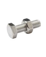 PERNO E PORCA SEXTAVADA 6 X 20 mm 10 UNIDADES