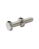 PERNO E PORCA SEXTAVADA 6 X 30 mm 10 UNIDADES