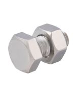 PERNO E PORCA SEXTAVADA 8 X 16 mm 10 UNIDADES