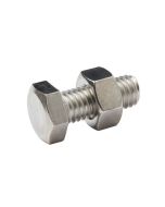 PERNO E PORCA SEXTAVADA 8 X 20 mm 10 UNIDADES