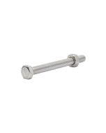 PERNO E PORCA SEXTAVADA 8 X 80 mm 10 UNIDADES