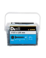 Parafusos de fosfato para gesso PH 3,5x25 1000 unidades