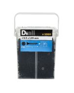 1000 PARAFUSOS DE AÇO PRETO PARA PAINÉS DE GESSO 3,5x45 MM