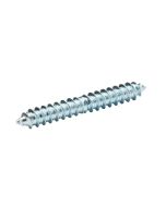 Pack 5 cavilhas roscadas de aço galvanizado Diall 60 x Ø 8 mm