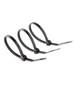 ABRAÇADEIRAS 2,5 X 100 mm DIALL PRETAS 100 UNIDADES